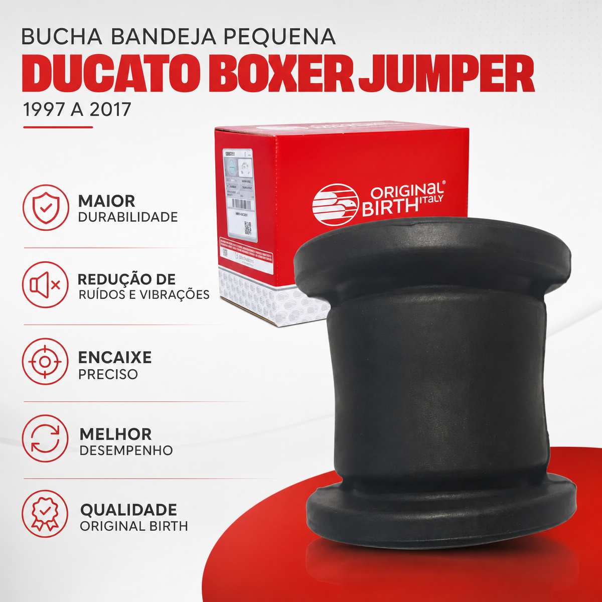 Bucha Bandeja Pequena Ducato Boxer Jumper 1997 A 2017 — foto 2